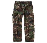 Brandit Kids Pure Vintage Pants, Color: woodland, Size: 146/152