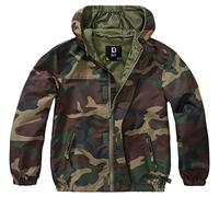 Brandit Kids Summer Frontzip Windbreak, Color: woodland, Size: 170/176