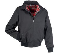 Brandit Lord Canterbury Cazadora Chaqueta Inglés Estilo Forro Karo Negro S-5XL