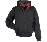 Brandit Lord Canterbury Hooded Chaqueta, negro, Talla XXL