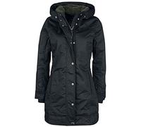 Brandit Luca Girls Parka Mujer Chaqueta de Invierno Negro XL 65% poliéster, 35% algodón