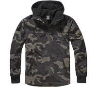 Brandit Lucas Windbreaker Táctico Urbano Soft Shell Capucha Chaqueta Dark Camo