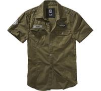 Brandit Luis Vintage Camisa de manga corta, verde, tamaño S para Hombres