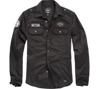 Brandit Luis Vintage Camisa, negro, Talla 7XL