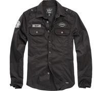 Brandit Luis Vintage Camisa, negro, tamaño XL para Hombres