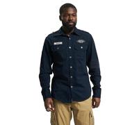 Brandit Luis Vintage Shirt Long Sleeve, color: navy, size: L