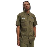 Brandit Luis Vintage Shirt Short Sleev, Hombre, Oliva, 4XL