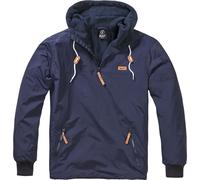 Brandit Luke Windbreaker, Chaqueta Textíl XL male Azul Oscuro