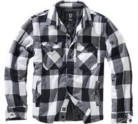 Brandit Lumber Chaqueta, Blanco/Negro, Talla 6XL