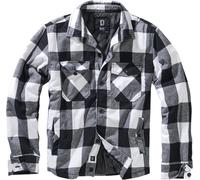 Brandit Lumber Jacket, color: white/blac, size: XXL
