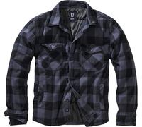 Brandit Lumber Chaqueta, negro-gris, tamaño 5XL para Hombres