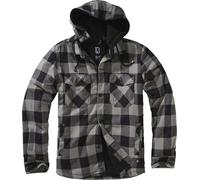 Brandit Lumber Chaqueta, negro-gris, tamaño M para Hombres