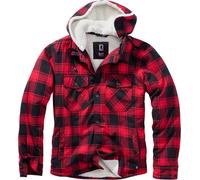 Brandit Lumber Chaqueta, negro-rojo, tamaño 2XL para Hombres