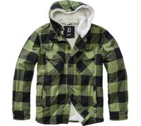 Brandit Lumber Chaqueta, negro/verde, Talla 6XL