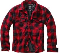 Brandit Lumber Chaqueta, rojo/negro, Talla 4XL