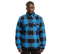 Brandit Lumber Jacket, color: black+blue, size: L