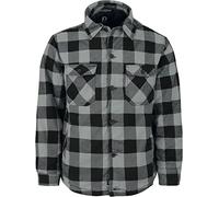 Brandit Lumber Jacket, color: blk+charco, size: M