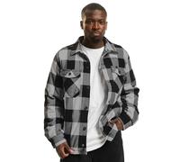 Brandit Lumber Jacket, color: blk+charco, size: S