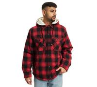 Brandit Lumber Chaqueta, negro-rojo, tamaño 4XL para Hombres