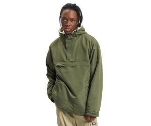 Brandit Lumberjacket Hooded Hombre Chaqueta entre-tiempo rojo/negro