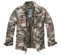 Brandit M-65 Gigante Chaqueta Táctica Hombres Campo Parka Ligero Woodland Camo