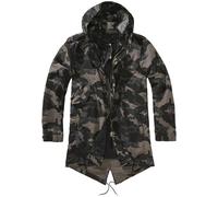 Brandit M51 Eeuu Parka Chaqueta Abrigo Chaqueta Capucha Militar Fishtail Hombre