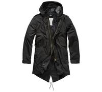 Brandit M51 US Parka Algodón Recubrimiento Libre Casual Urbano Hombres Negro