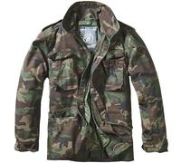 Brandit M65 Chaqueta Estándar Táctico Combate Parka Abrigo Clásico Woodland