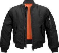 Brandit MA1 Chaqueta infantil, negro, Talla 146-152