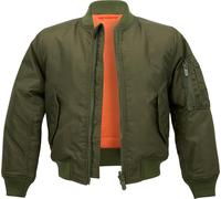 Brandit Kids MA1 Jacket, Color: olive, Size: 134/140