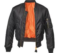 Brandit Chaqueta MA1 Classic Negro Talla M para hombre