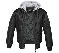 Brandit MA1 Hooded Sudadera con Capucha Blouson Bomber Chaqueta