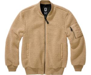 Brandit MA1 Sherpa Chaqueta de forro polar Teddy, beige, Talla 3XL