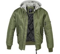 Brandit MA1 Sweat Chaqueta con capucha, oliva, Talla 6XL