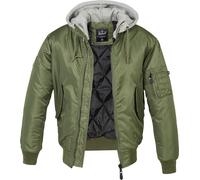 Brandit MA1 Sweat Chaqueta con capucha, oliva, Talla M