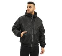 Brandit MA1 Sweat Hooded Jacket, Color: black, Size: 4XL