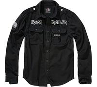 Brandit Camisa EDDI LS de manga larga, negro, talla 5XL