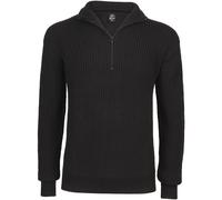 Brandit Jersey Troyer Marine Isländer Hombre Negro Tallas S-5XL