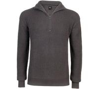 Brandit Marine Pullover Troyer Warm Hombres Jumper Reforzado Prendas Antracita