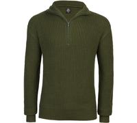 Brandit Marine Suéter Troyer, oliva, Talla L