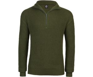 Brandit Marine Suéter Troyer, oliva, Talla L
