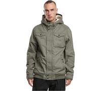 Brandit Medow Jacket Hombre Chaqueta de Invierno Negro 100% algodón