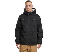 Brandit Medow Jacket Hombre Chaqueta de Invierno Negro 100% algodón