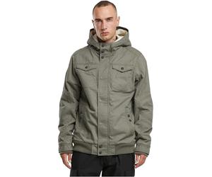 Brandit Medow Jacket Hombre Chaqueta de Invierno Negro 100% algodón