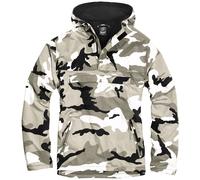 Brandit Militar Windbreaker Táctico Encapuchado Anorak Hombres Chaqueta Urban
