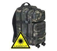 Brandit Mochila 'Cooper' gris / caqui / caña / verde oscuro One Size EUR