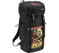 Brandit Mochila 'Iron Maiden Festival' naranja / rojo sangre / negro, Talla Onesize