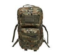 Brandit Mochila 'US Assault' marrón / verde / caqui, Talla Onesize