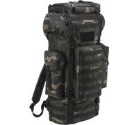 Brandit Molle Battle Mochila, negro/camuflaje, Talla 65 litros