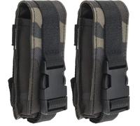 Brandit Molle Multi Pouch Small, Color: darkcamo, Size: OS (Paquete de 2)